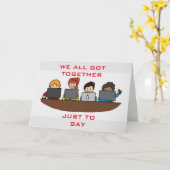 SIE WERDEN VON UNS ALLEN VERMISST. KARTE (Gelbe Blume)