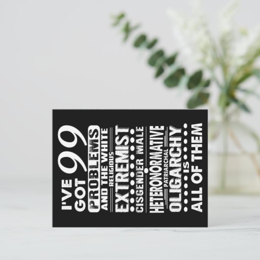 Sie werden wissen, wer Sie damit sind Postkarte (Stehend Vorderseite)