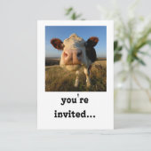 Sie werden zu einem Hoedown eingeladen! laden Sie Einladung (Stehend Vorderseite)