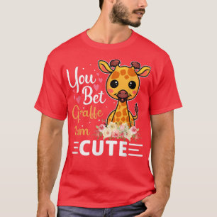 Sie wetten Giraffe Im CuteGiraffe Lover Boys and G T-Shirt