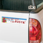 Sie wetten Ihr dupa, das ich Rusyn bin! Autoaufkleber (Auf Lkw)