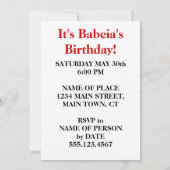 Sie wetten Ihre Pierogi Es ist Zeit, Party einlade Einladung (Rückseite)