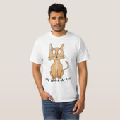Sie Whaa Katzeorange Tabby-T - Shirt (Vorne ganz)