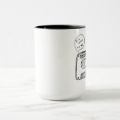 Sie wickeln mich herauf Retro Tasse (Zentrum)