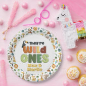 Sie Wild One Safari Zoo Animal Birthday Party Pappteller (Party)