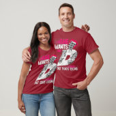 Sie Will das D Direct Track Racing Girl Auto T-Shirt (Unisex)