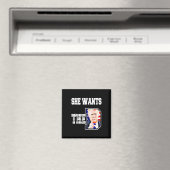 Sie Will den D Donald Trump 2024 Magnet (In Situ (Geschirrspüler))