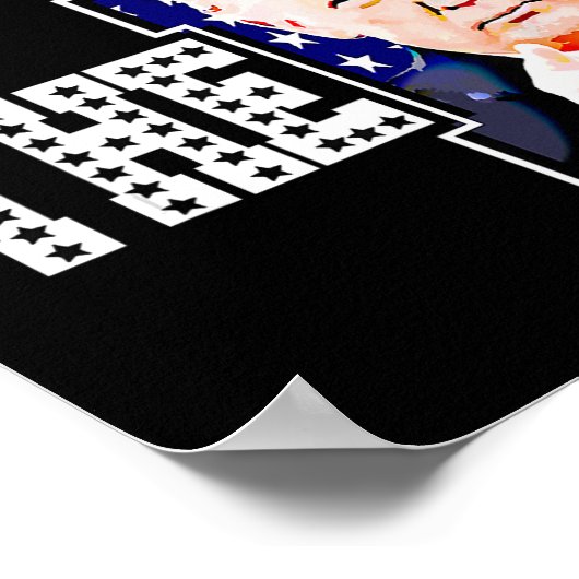 Sie Will den D Donald Trump 2024 Poster (Ecke)