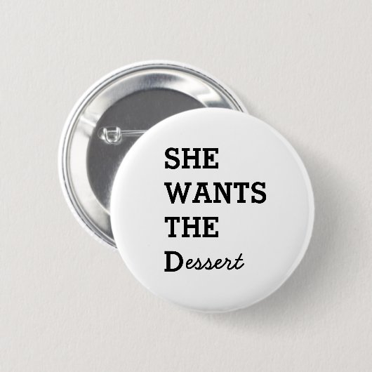 SIE WILL den d-Knopf Button (Vorne & Hinten)