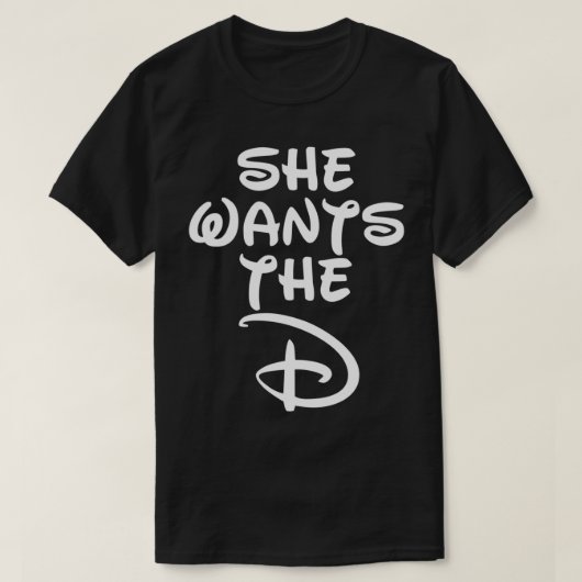 Sie Will den klassischen T - Shirt D (Design vorne)