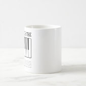 Sie will die d-Klavier-Musik Kaffeetasse (Mittel)
