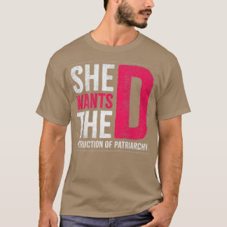 Sie Will die Zerstörung von Patriarchiedesign für T-Shirt
