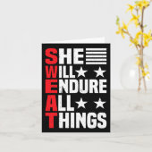 Sie wird alles aushalten 1 karte (Gelbe Blume)