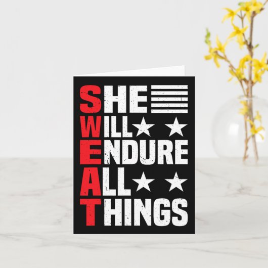 Sie wird alles aushalten 1 karte (Gelbe Blume)