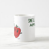 SIE WIRD ÄPFEL Tasse SEIN (Mittel)
