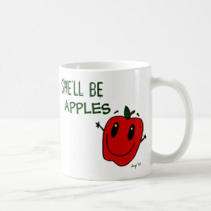 SIE WIRD ÄPFEL Tasse SEIN