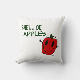 SIE WIRD APPLES Kissen SEIN