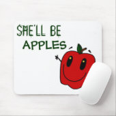 SIE WIRD APPLES Mousepad SEIN (Mit Mouse)