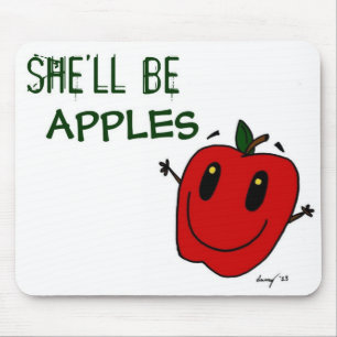 SIE WIRD APPLES Mousepad SEIN