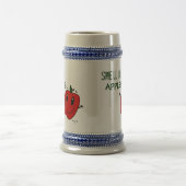 SIE WIRD APPLES Stein SEIN Bierglas (Mittel)