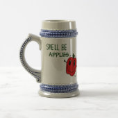 SIE WIRD APPLES Stein SEIN Bierglas (Links)