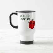 SIE WIRD APPLES TRAvel Mug SEIN Reisebecher (Links)