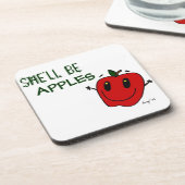 SIE WIRD APPLES Untersetzer SEIN - Set 6 (Linke Seite)