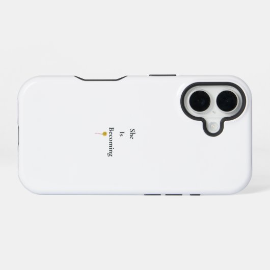 Sie wird blumig iPhone 16 Hülle (Rückseite (Horizontal))