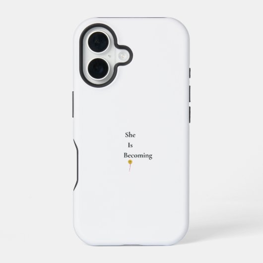 Sie wird blumig iPhone 16 Hülle (Rückseite)