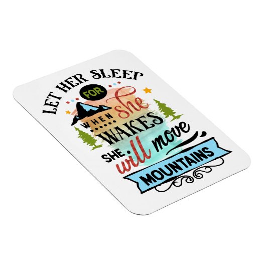 Sie wird die Berge bewegen Magnet (Rechte Seite)