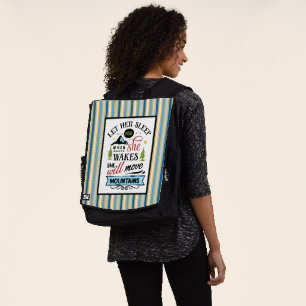 Sie wird die Berge bewegen Rucksack