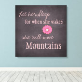 Sie wird die Leinwand verschieben (Insitu (Holzboden))