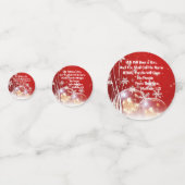 Sie wird ein Sohn Party Confetti Weihnachten trage Konfetti (Rückseiten)