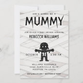 Sie wird eine Mama-Halloween-Kinderdusche. Einladung (Vorderseite)