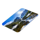 Sie wird Gebirge inspirierendes Foto Zitat bewegen Magnet (Linke Seite)