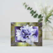 Sie wird gelobt postkarte (Stehend Vorderseite)