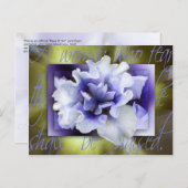 Sie wird gelobt postkarte (Vorne/Hinten)