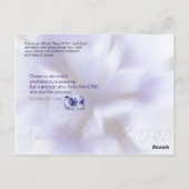 Sie wird gelobt postkarte (Rückseite)