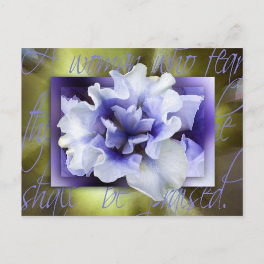 Sie wird gelobt postkarte (Vorderseite)