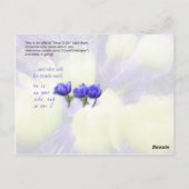 Sie wird gut gemacht werden postkarte (Rückseite)