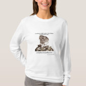 Sie wird in der Schönheit mit Zitat LS-T - Shirt (Vorderseite)