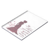 "Sie wird in der Stärken-und Würde-" Zeitschrift Notizblock (Linke Seite)