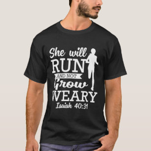 Sie wird laufen und nicht ermüdet Isaiah 4031 Prem T-Shirt