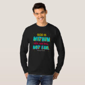 Sie wird nicht scheitern Bibelvers Jesus Christus T-Shirt (Vorne ganz)
