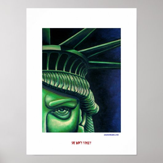 Sie wird nicht vergessen - drucken poster (Vorne)