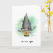 Sie wird richtig Karte sein (Gelbe Blume)