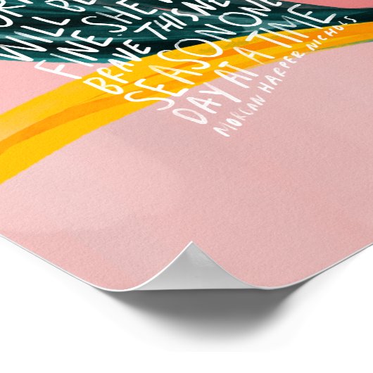 Sie wird sich keine Sorgen machen, es wird ihr gut Poster (Ecke)