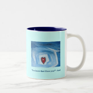 SIE WISSEN DASS I-LIEBE SIE ZWEIFARBIGE TASSE