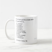 Sie wissen, dass Sie eine Krankenschwester sind, Kaffeetasse (Links)