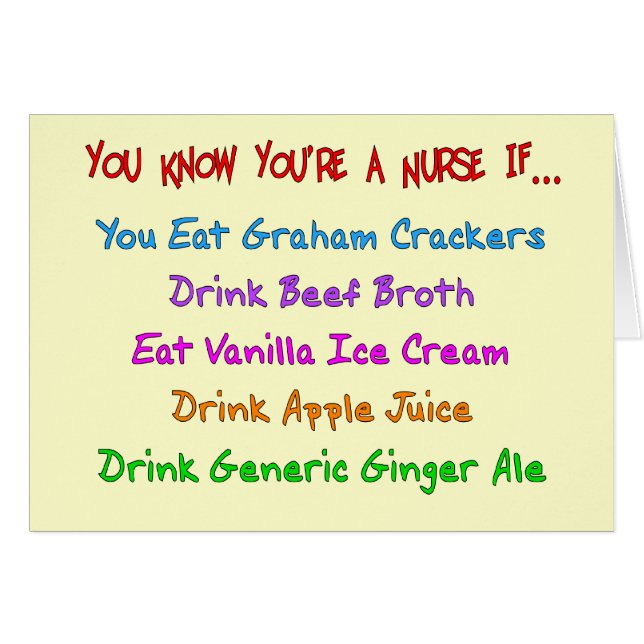 Sie wissen, dass Sie eine Krankenschwester WENN… (Vorderseite (Horizontal))